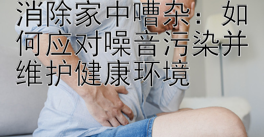 消除家中嘈杂：如何应对噪音污染并维护健康环境